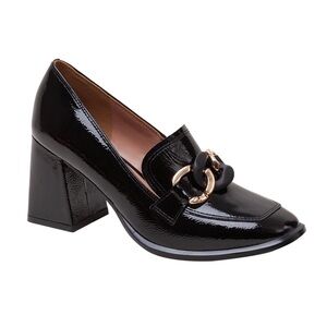 Linea Paolo CeCe Black Block Heel Shoes